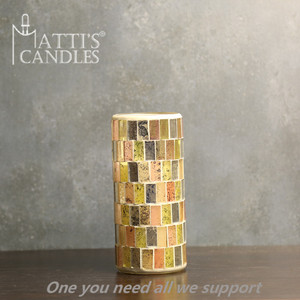 Matti's mosaique couleur changement LED bougie vraie flamme fabriqué en chine - Product Image 2
