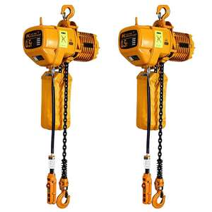 Remote Control nirkabel 500kg ke 5ton, lift rantai listrik dengan troli tegangan ganda 220V 380V bersertifikasi CE untuk bengkel - Product Image 2