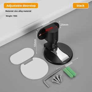 Stainless Steel 304 <b>Material</b> Door Stoppers Holder <b>Metal</b> Spring Door Draft Stopper Type Door Stopper Wall Protector - Product Image 4