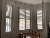 Volets en PVC personnalisés à faire soi-même, volets pleine hauteur, volets en bois de couleur blanche, volets à lamelles, stores