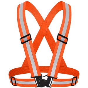 Gilet réfléchissant très vendu pour la course à pied, équipement de sécurité haute visibilité avec sangles réglables pour le cyclisme nocturne, la randonnée et la marche - Product Image 4