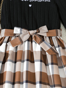 ملابس أطفال طويلة بأكمام طويلة وربيعية ، ملابس أطفال طويلة ، ملابس أطفال طويلة ، 8-11 سنة ، فساتين فتيات مراهقات صغيرات - Product Image 4