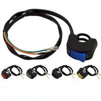 Wintai-Tech China Accesorios para Motocicletas Interruptor de Control de Botón de Símbolo de Luz/Intermitente para Faro Delantero con Cables