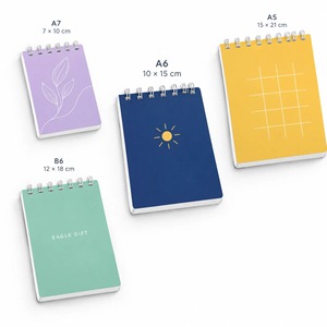 Promotional Customized Printing <b>Spiral</b> <b>Notebook</b> Custom Metal Wire/coil Binding <b>Notebook</b> - Product Image 1