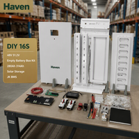 Kit de boîtier de batterie vide DIY 16S 48V 51.2V pour stockage solaire LiFePO4 280Ah 314Ah 15kWh 16kWh avec BMS JK