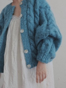 Nouveau design tendance : Cardigan décontracté en coton tricoté à la main pour femme enceinte – <span class=keywords><strong>Pull</strong></span> d'hiver pour vêtements <span class=keywords><strong>de</strong></span> maternité - Product Image 6