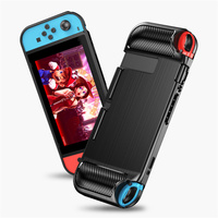 Coque de protection antichoc en fibre de carbone avec dissipation thermique en TPU SYYTECH pour console de jeu Nintendo Switch Lite NS
