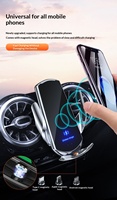 Support de téléphone stabilisateur pour voiture à ouverture et fermeture par induction, hauteur réglable et flexible, avec cadre de navigation