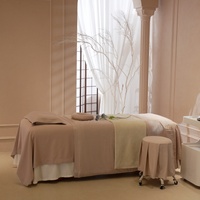 Ensemble de literie pour table de massage et de physiothérapie Khaki Beauty