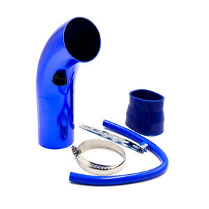 Kit de système d'admission d'air de voiture de 76 mm avec filtre à air en forme de champignon en alliage d'aluminium, tuyaux et conduites de qualité supérieure - Product Image 3