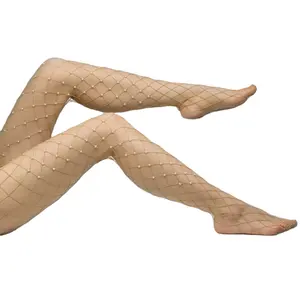 Hot Selling Produkt Hot Drill Schwarze Nylons trümpfe Sexy Netz strumpfhosen Pearly Silk Strümpfe