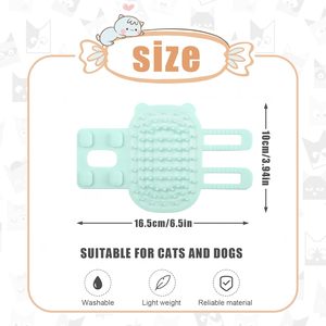 Brosse de Douche en Silicone Souple 2026 avec Distributeur de Savon pour Animaux (Chats, Chiens, Petits Animaux) – Couleurs et Formes Personnalisables OEM/ODM - Product Image 2