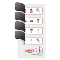 Tarjetas con Pestaña Desprendible Personalizadas con Temática de Dulces, Cinco Ventanas, Precio de Fábrica, en Venta