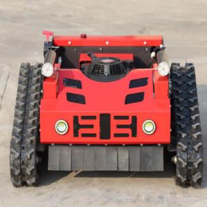 Tondeuse à gazon industrielle autopropulsée à télécommande, hybride essence-électrique sans fil, 4 temps, 500 mm, 600 m, chenilles, zéro rayon de braquage, 224 CC - Product Image 4