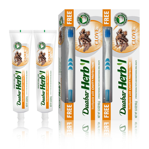 Nueva <span class=keywords><strong>Pasta</strong></span> Dental de Clavo y Menta Personalizada con Logotipo, 150g, con Cepillo de Dientes, Precio <span class=keywords><strong>al</strong></span> por Mayor - Product Image 1