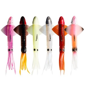 Señuelo de calamar de 18 cm, cebo blando para pesca en el mar, señuelo de jig para calamar gigante, cebo de fondo para peces de agua salada YJL189, marca privada con licencia - Product Image 1