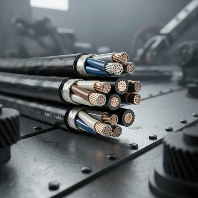 LX Aluminum 4 Core Low Voltage Aerial Bundled Armoured Power Cable ABC Cable with PVC/XLPE Insulated Sheath (10mm-70mm)