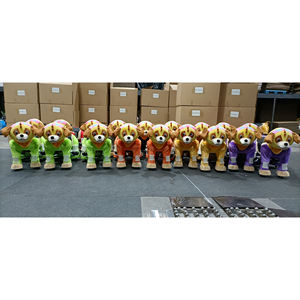 Paseos de juguetes de peluche de animales grandes <span class=keywords><strong>para</strong></span> niños que funcionan con pilas, caballo, perro y Panda, sistema que funciona con monedas, atracción, paseo en animales - Product Image 6