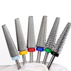 Broca Profesional de Carburo de Tungsteno 5 en 1, Extra Larga, Cónica, para Remover Gel y Acrílico Rápidamente - Product Image 2