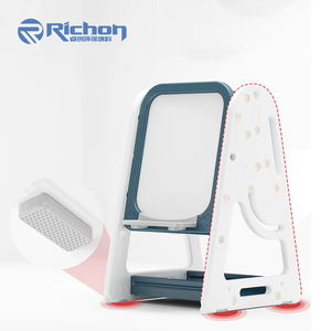 Neues Design 4 in 1 Malerei-Schrittlehrtisch Zeichnen weißes Brett Kunststoff-Schrittlehrtisch für Kinder Kleinkind Zeichentafel mit Stuhl - Product Image 6