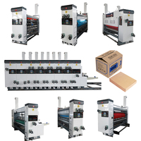 YSF-D Automatic Feeder Corrugated Cardboard Printer Machine With Rotary Die-Cutter Machine for Making Pizza Carton Box