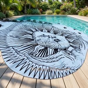 Tapiz de Yoga Aubusson Floral de 72 Pulgadas, Tapiz Decorativo para Pared con Diseño de Sol y Luna, Ecológico, Lavable a Máquina, para Uso en Dormitorios Universitarios - Product Image 4