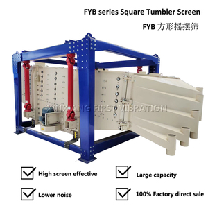 Thép không gỉ 304 vuông gyratory Vibrator Tumbler màn hình cho Muối sàng - Product Image 6