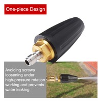 Buse de pulvérisation pour nettoyeur haute pression, amrobuste RN01 500 bar micro fog turbo 4-way j rod laiton nettoyage de voiture