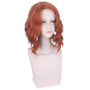 Peluca Europea y Americana de The Main Saint Da, Peluca de Cabello Rizado Realista con Cuero Cabelludo para Cosplay de Los Vengadores, X-Men, Viuda Negra - Product Image 2