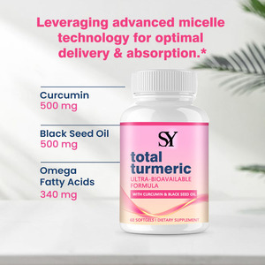 Best-seller Gélules au Curcuma Total Formule Ultra Biodisponible Soutien Profitez d'articulations revitalisées et dynamisez votre système immunitaire - Product Image 5