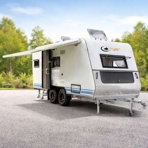 Remolque <span class=keywords><strong>de</strong></span> Viaje 4x4, Diseño Ligero, Estilo Moderno, Caravana <span class=keywords><strong>de</strong></span> Doble Eje con Baño y Cocina <span class=keywords><strong>para</strong></span> Campamentos Familiares - Product Image 1