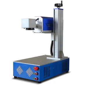 Co2 Laser Marking Machine 30W 40W DAVI Co2 RF Tube Laser Machine For Coconut Plastic