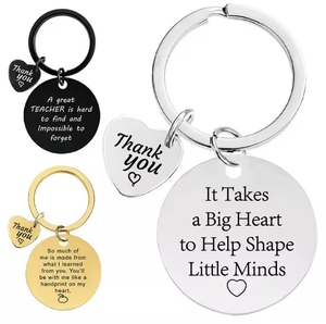 <b>Customized</b> Round Stainless Steel Logo <b>Key</b> Chain Gifts <b>Key</b> <b>Ring</b> Promotional Metal Keychain - Product Image 2