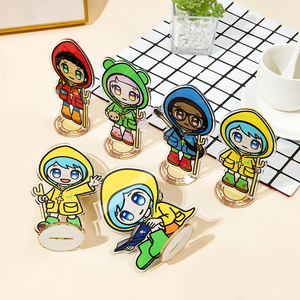 Wholesale Custom Jubilee Mascot UV Printed Transparent Acrylic <b>Keychain</b> 4x8cm Custom Shape Free Design Cute <b>Anime</b> Photo Logo - Product Image 5