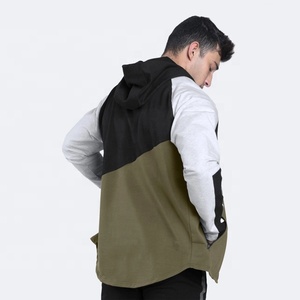 Mens Customized 100% Cotton Eco-Friendly Winter Fashion <b>Zip</b>-<b>up</b> Smart Casual Hooded Hoodie Sweatshirt - Product Image 6