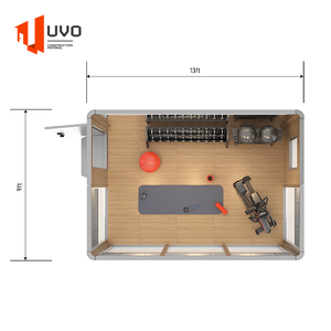 Cápsula de Gimnasio Inteligente Prefabricada y <span class=keywords><strong>Modular</strong></span>, Contenedor Portátil Personalizado con Electricidad y Control Climático - Product Image 3
