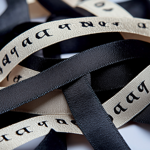 Cinta de Grosgrain de Alta Calidad con Logotipo en Relieve 3D, Diseño Personalizado para Empaque de Regalos, con Impresión de Logotipo de Marca - Product Image 4
