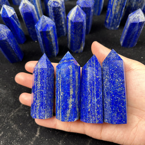 New Arrival Chất lượng cao <span class=keywords><strong>Lapis</strong></span> <span class=keywords><strong>Lazuli</strong></span> tháp bán quý đá quý <span class=keywords><strong>Lapis</strong></span> điểm Wands cho thiền - Product Image 1