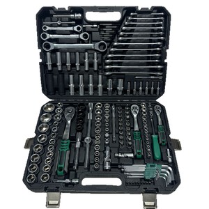 Socket Wrench <b>Tool</b> <b>Set</b> 151 Pc 1/2 In Drive Crv Steel Mechanical Repair Auto Maintenance Kit With Case - Product Image 1