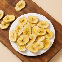 Gedroogde bananenchips, hard gedroogde bananen, bananenchips, gedroogd fruit, geurende bananen, ISO-gecertificeerd, hoogwaardig, gezond, 500g bulkverpakking