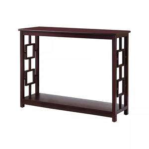 Console en bois massif étroite faite à la main avec finition antique pour la chambre à coucher, le salon et la décoration intérieure d'appartement moderne - Product Image 5