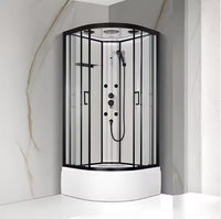 Shouhua personnalise des cabines de douche carrées de haute qualité avec cadre coulissant, design moderne, verre revêtu, grandes dimensions pour salles de bain