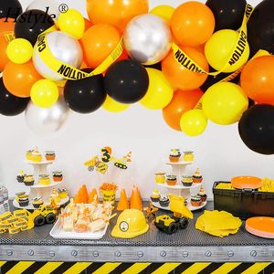 Kit <span class=keywords><strong>de</strong></span> Guirnalda <span class=keywords><strong>de</strong></span> Globos para Fiesta <span class=keywords><strong>de</strong></span> Construcción, Globos Naranja, Negro y Amarillo, Decoraciones <span class=keywords><strong>de</strong></span> Cumpleaños <span class=keywords><strong>de</strong></span> Construcción y <span class=keywords><strong>Cuarentena</strong></span>, ST792 - Product Image 6
