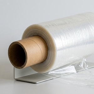 Tube en papier robuste 76x8x1000mm pour film d'emballage, résistance à la compression inégalée, tube extensible jumbo, fabricant direct - Product Image 1