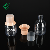 Bouteille en plastique PET vide transparente de 200 ml personnalisée pour sirop contre la toux liquide oral avec bouchon de Xianglin Plastics