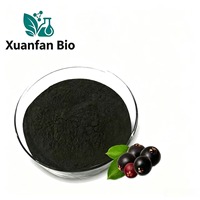 Fabrieksleverancier Voedingsmiddelkwaliteit Natuurlijk Zwarte Vlierbessen Kruidenextract Poeder 25% Anthocyanen Vacuüm verpakt Trommel CAS 84603-58-7