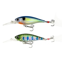 Vente en gros Hameçons triples à plumes réalistes 70mm 10g 11 couleurs, avec yeux 3D et anneaux à forte tension, flottants pour la pêche en mer depuis bateau