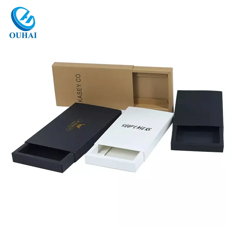 Kraft Drawer Box / Cell Phone Case Packaging Box / Mobile Phone Case Packing Box