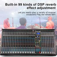 Console de mixage professionnelle Depusheng DX32C, 32 canaux, 99 types d'effets numériques intégrés, vente chaude