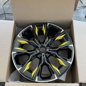 SY-09150 1 pièce Jantes en alliage noir brillant 18 19 20 21 22 24 26 pouces pour voitures et camionnettes, roues <span class=keywords><strong>de</strong></span> voiture <span class=keywords><strong>de</strong></span> tourisme - Product Image 3